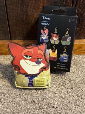 NWT Loungefly Zootopia Nick Wilde Backpack Charm